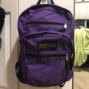 Purple Jansport Packpack